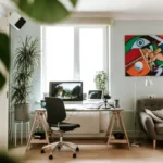 Hoe je zonder gedoe een extra werkplek creëert in je woonkamer